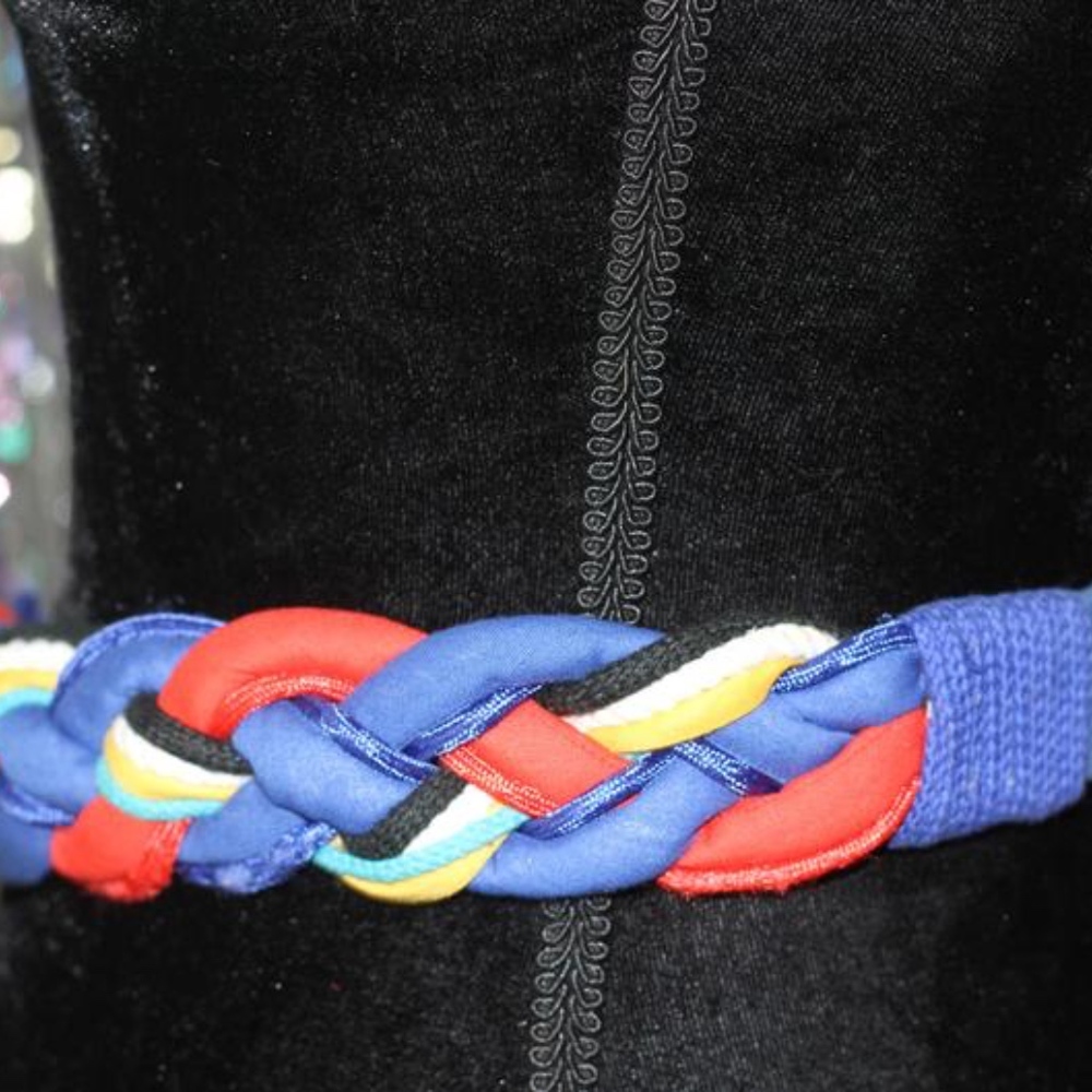 Multi Color Hand Woven Belt - Picture 7 of 8